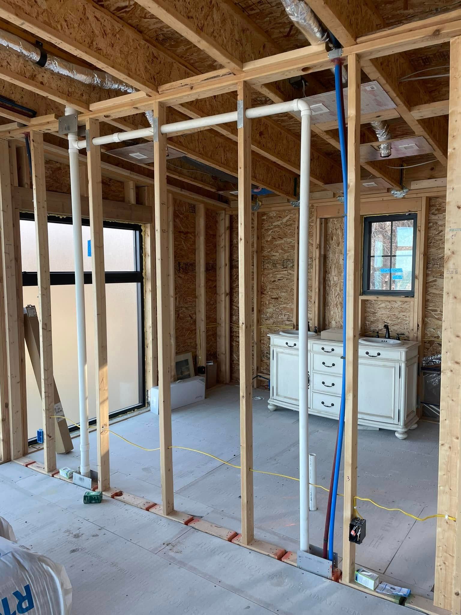 Before insulating walls near Monroe NJ