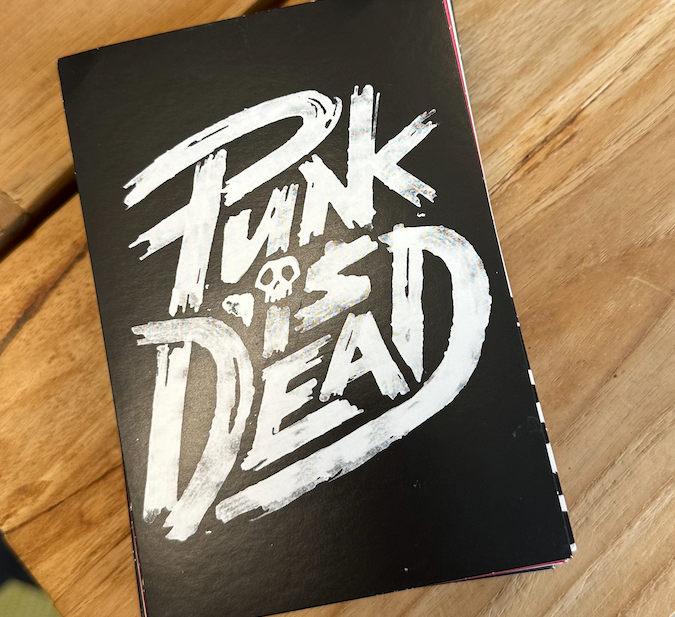 Punk is dead postcard