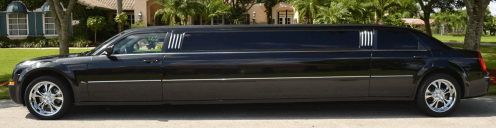 black Chrysler 300 Limousine