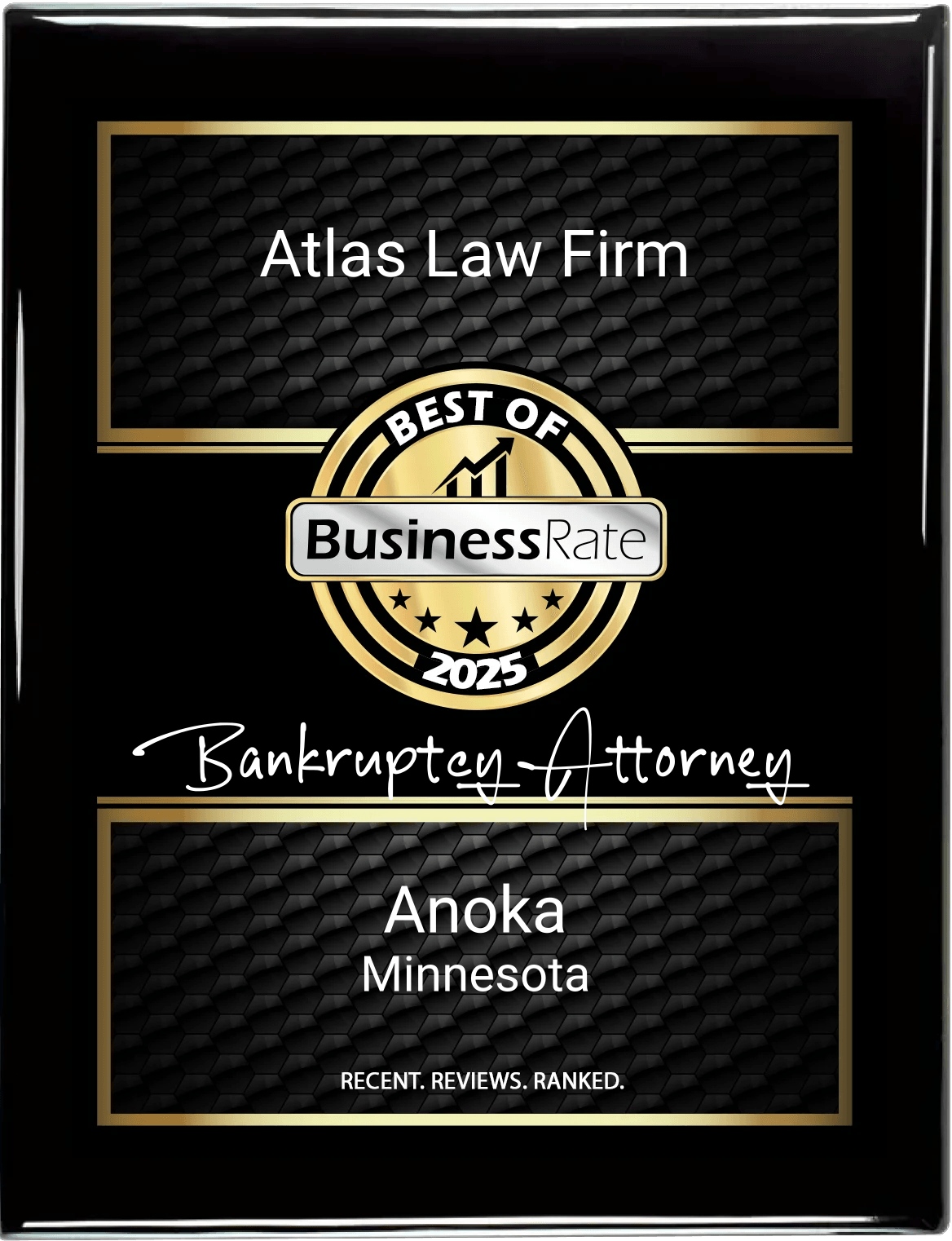 Business Rate ranked #1 bankruptcy attorney Anoka, MN