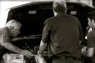 Father & Son Mechanic Felts Family Car Care