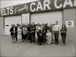Ribbon Cutting Felts Family Car Care