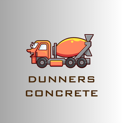 Dunners Concrete Contractor Services Logo - Footer Section.