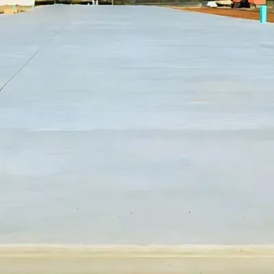 Concrete slab foundation for a commercial building in South Dunedin.