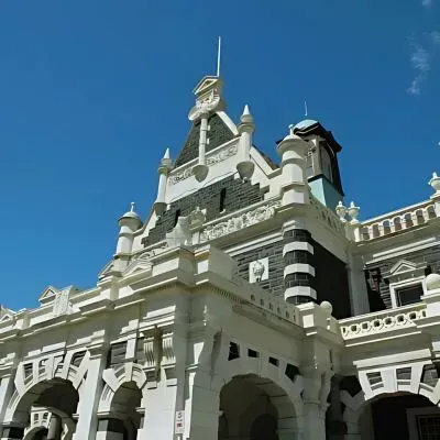 Dunedin landmark showcasing the beauty and potential of decorative concrete.