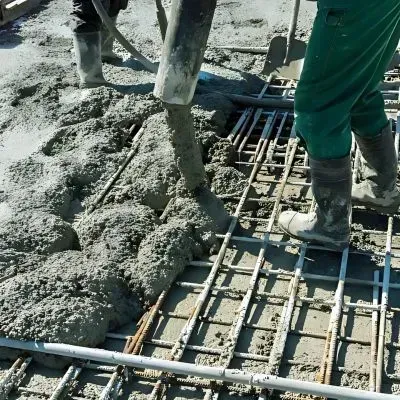 Dunners Concrete pumping industrial concrete foundation and floor for a commercial project in Dunedin City.