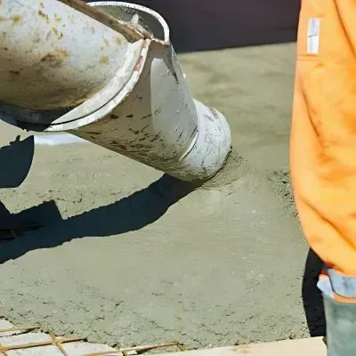 Dunners Concrete team pouring an industrial concrete floor in Dunedin.