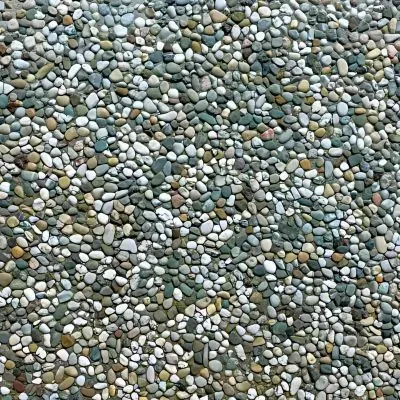 Modern exposed aggregate concrete patio in Abbotsford.