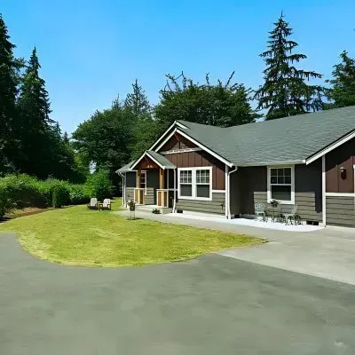 Residential driveway, path, and patio in Taieri, Dunedin, meeting concrete standards.