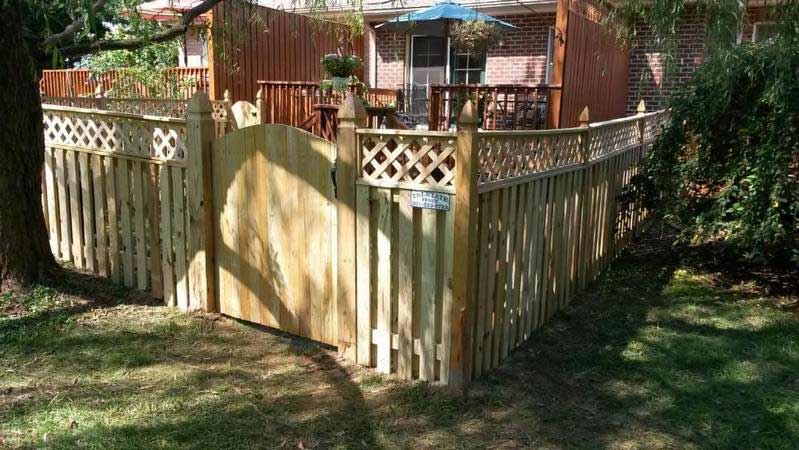 Wood House Fence — Fence Repair in Williamsport, MD