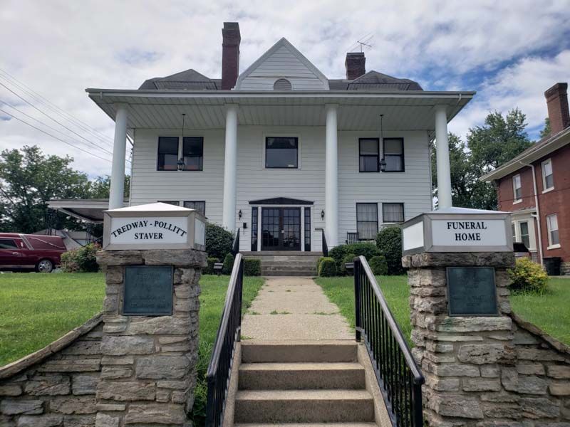 Exterior view of Tredway Funeral Home in Norwood, OH