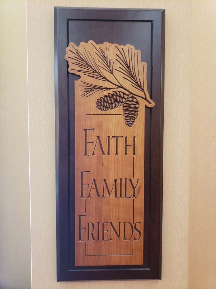 Several photos of exterior and interior of Tredway Funeral Home in Norwood, OH