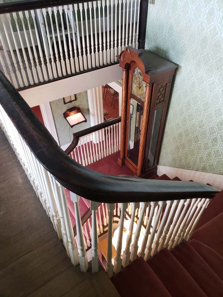 Several photos of exterior and interior of Tredway Funeral Home in Norwood, OH