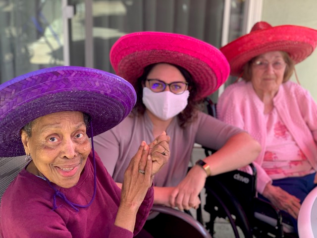 Memory Care Residents Enjoying Time Together
