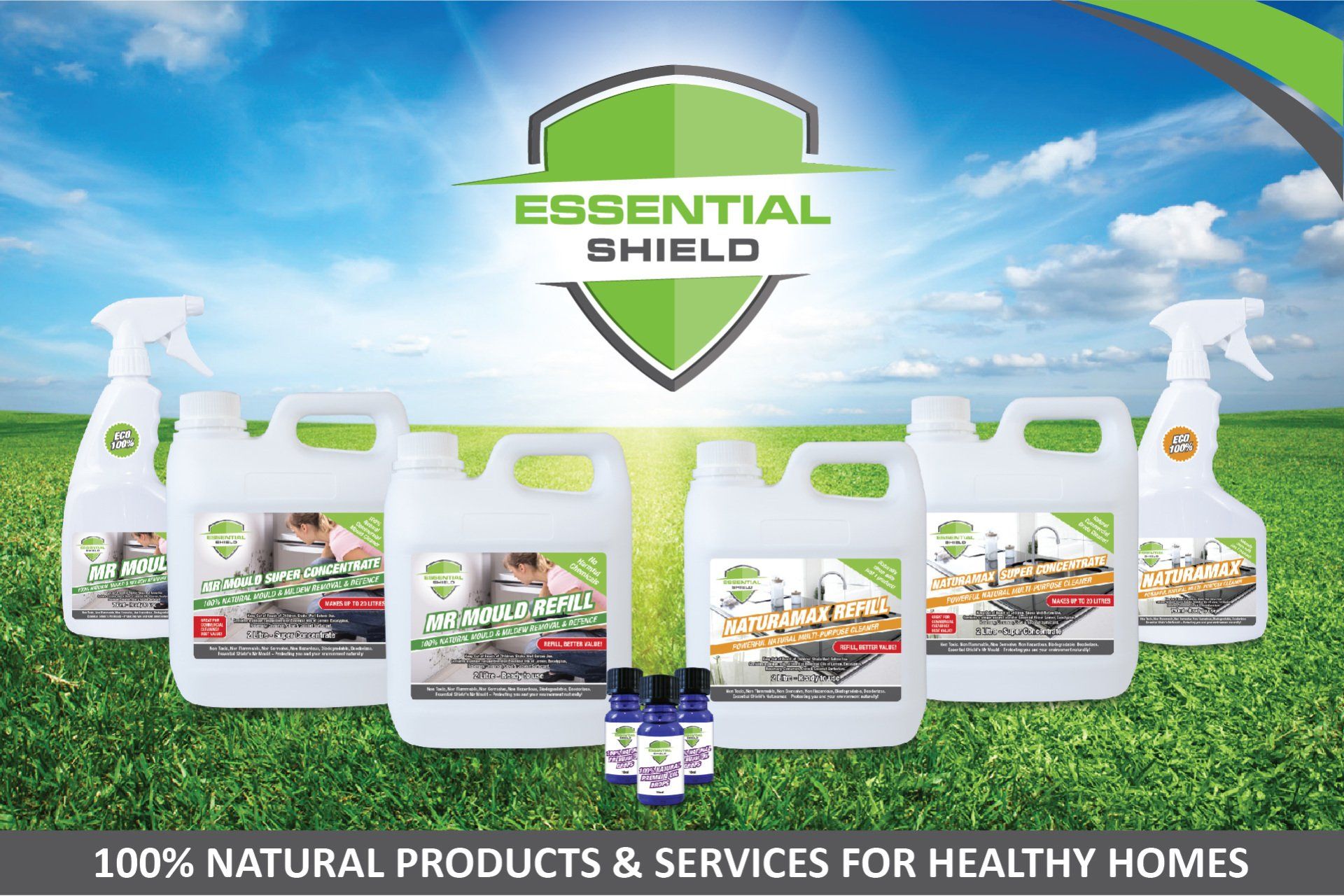 Natural cleaning products powered by Essential Oils