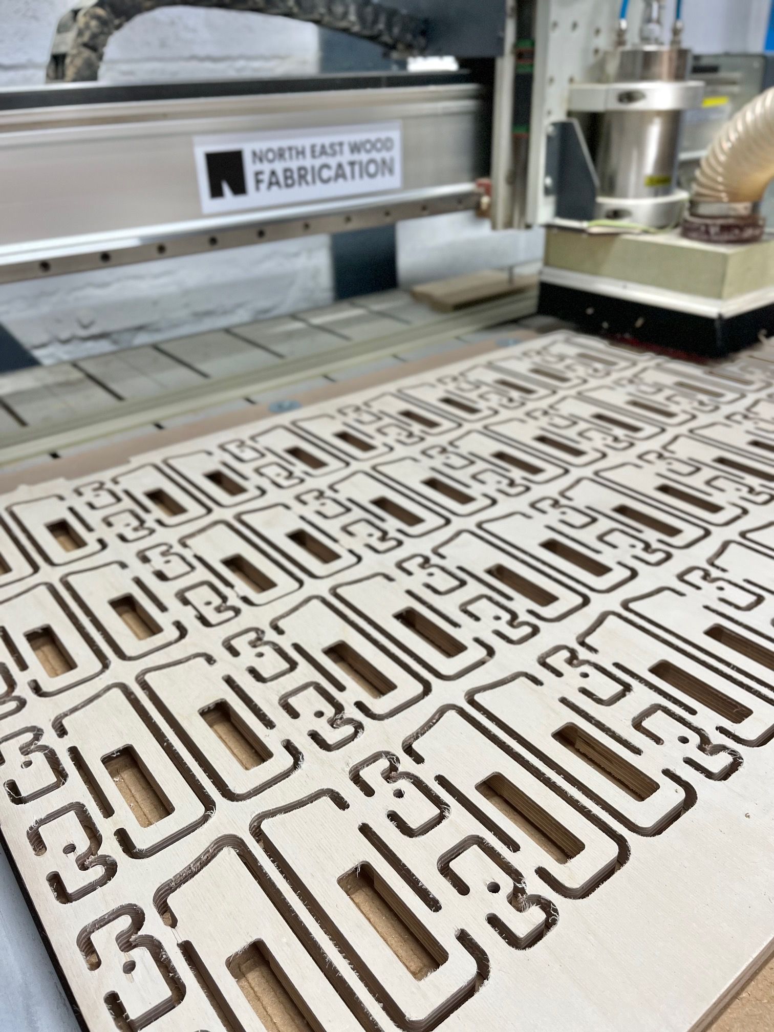 CNC router cutting parts