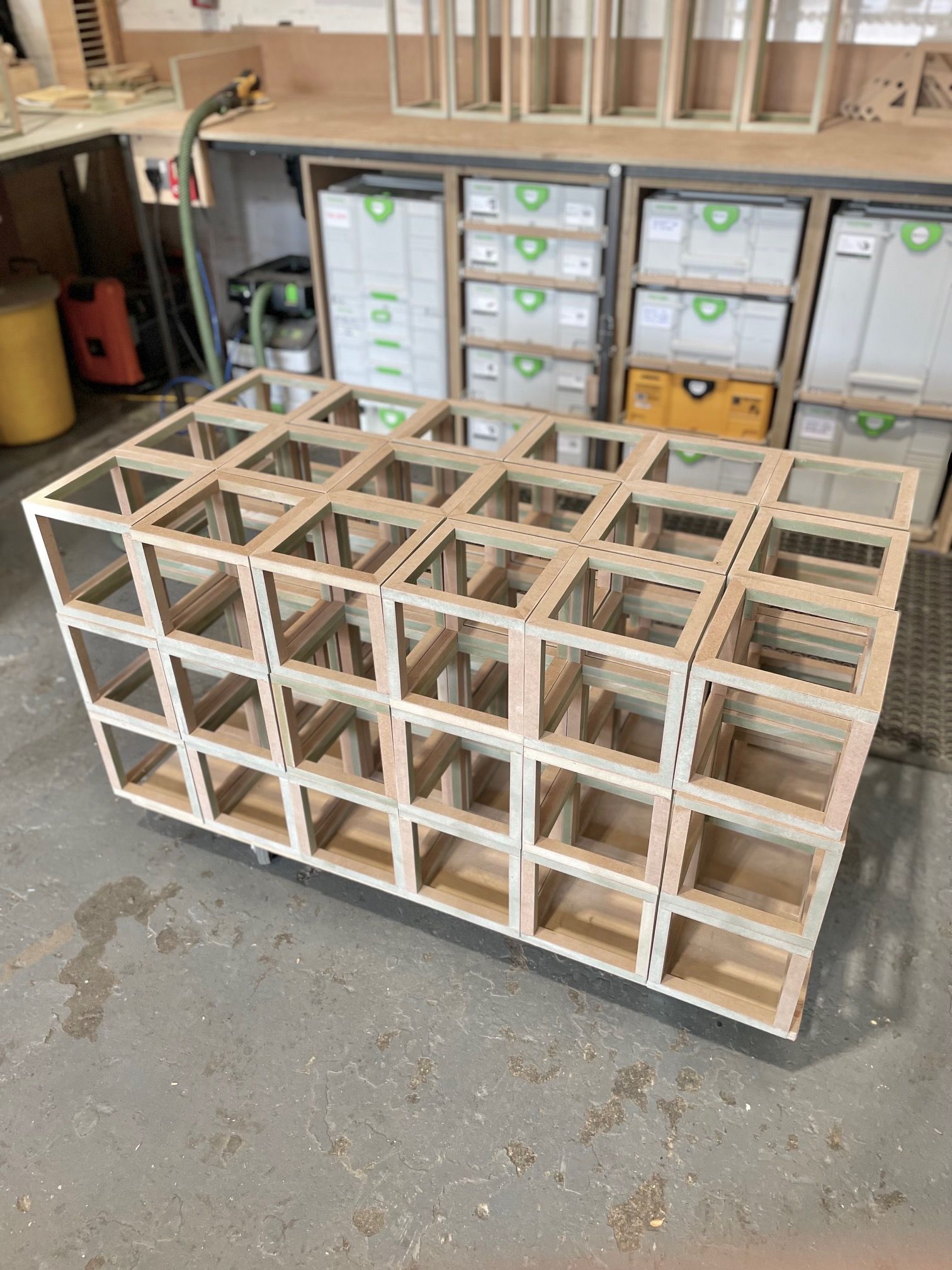 display cubes