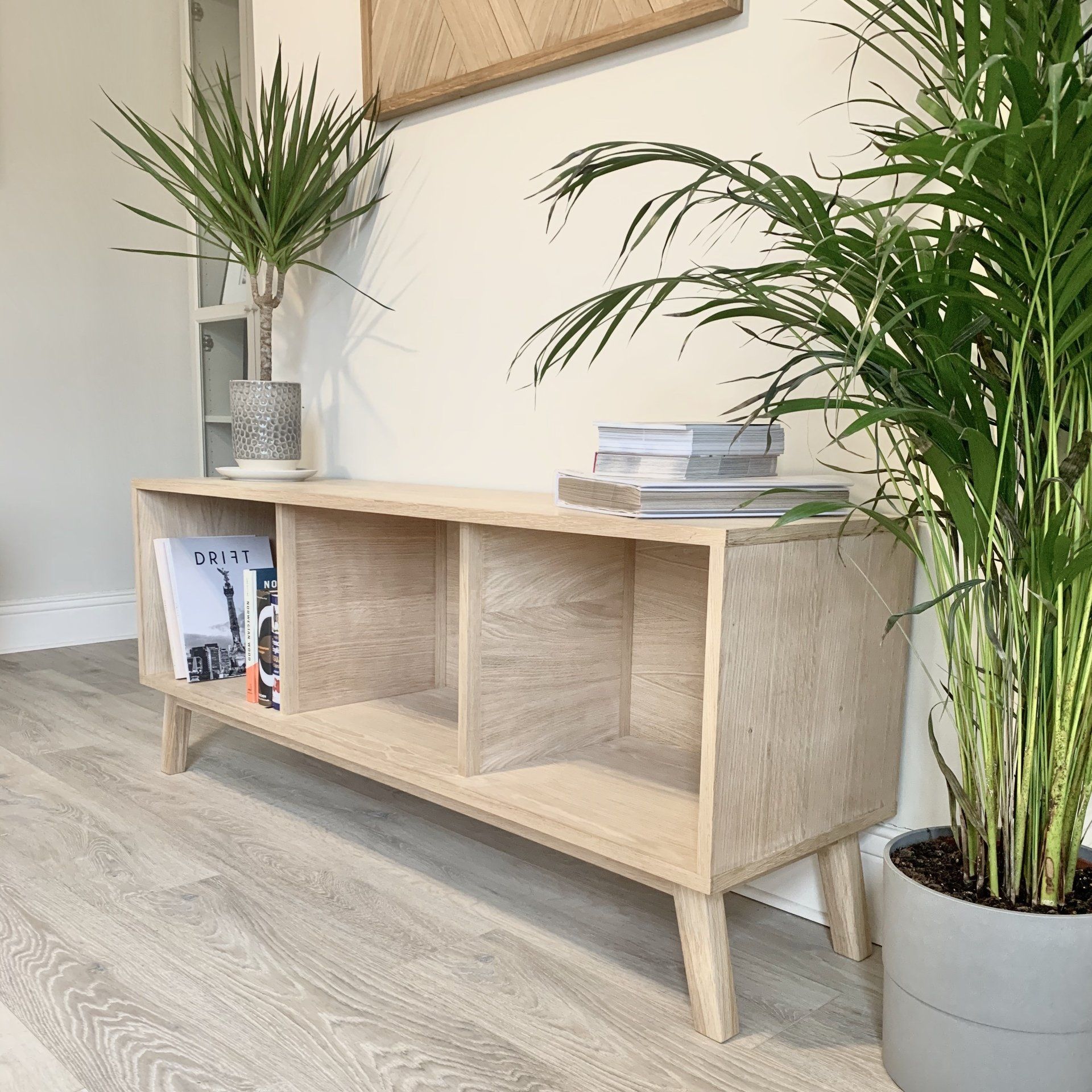 oak sideboard midcentury modern