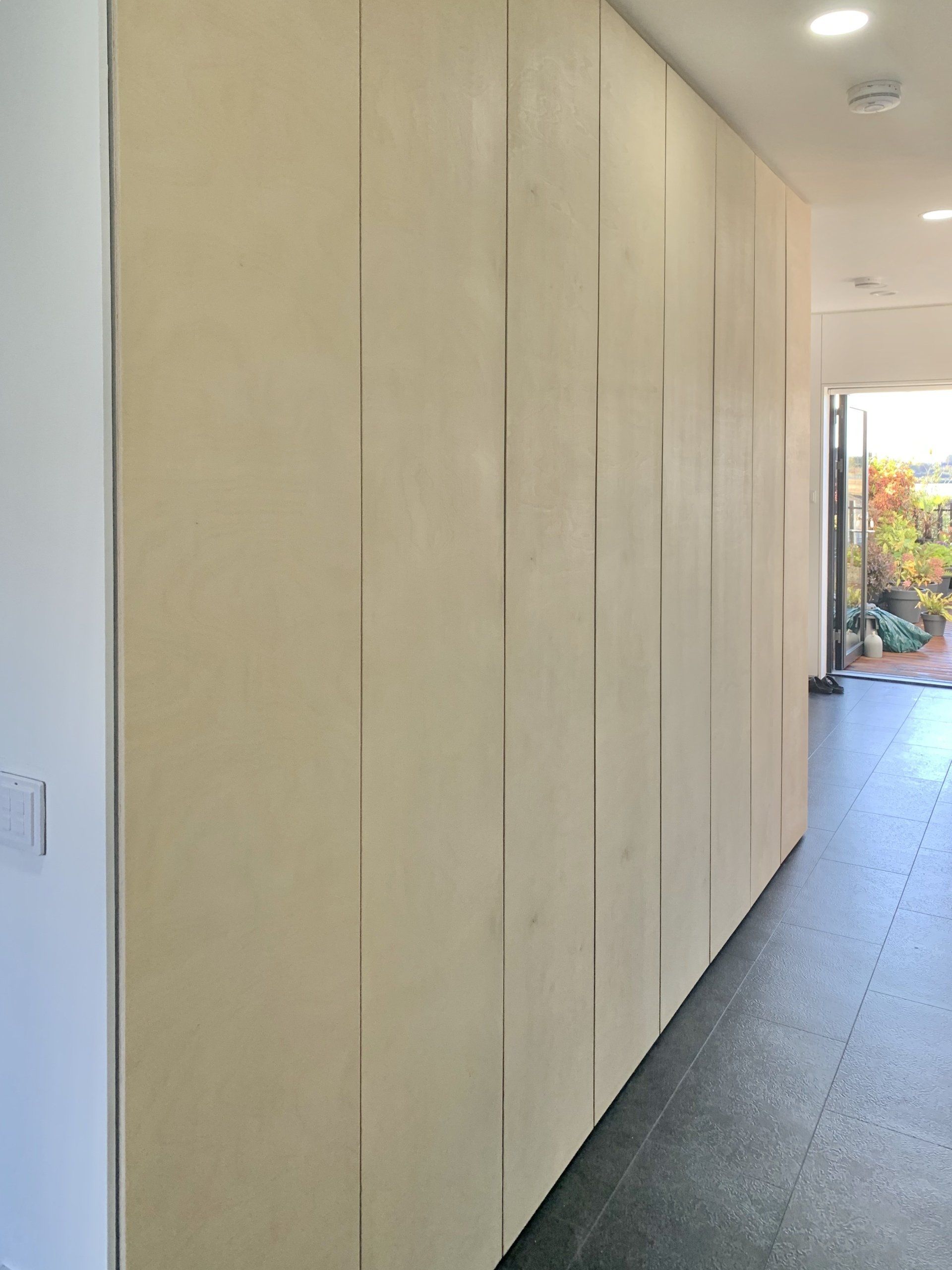 birch ply cupboard front