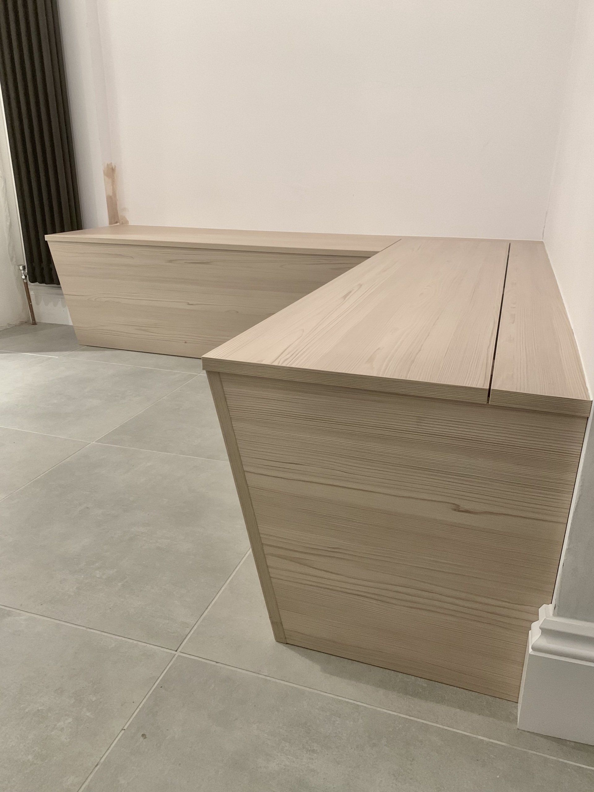 kitchen bench seat with storage