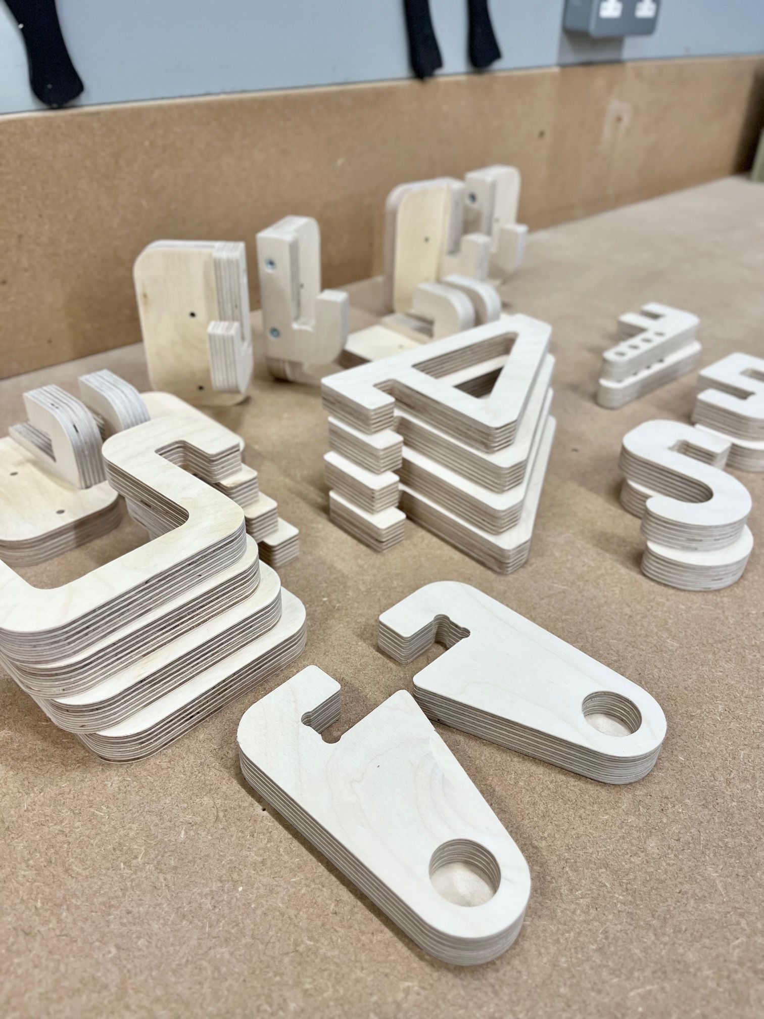 small CNC cut components