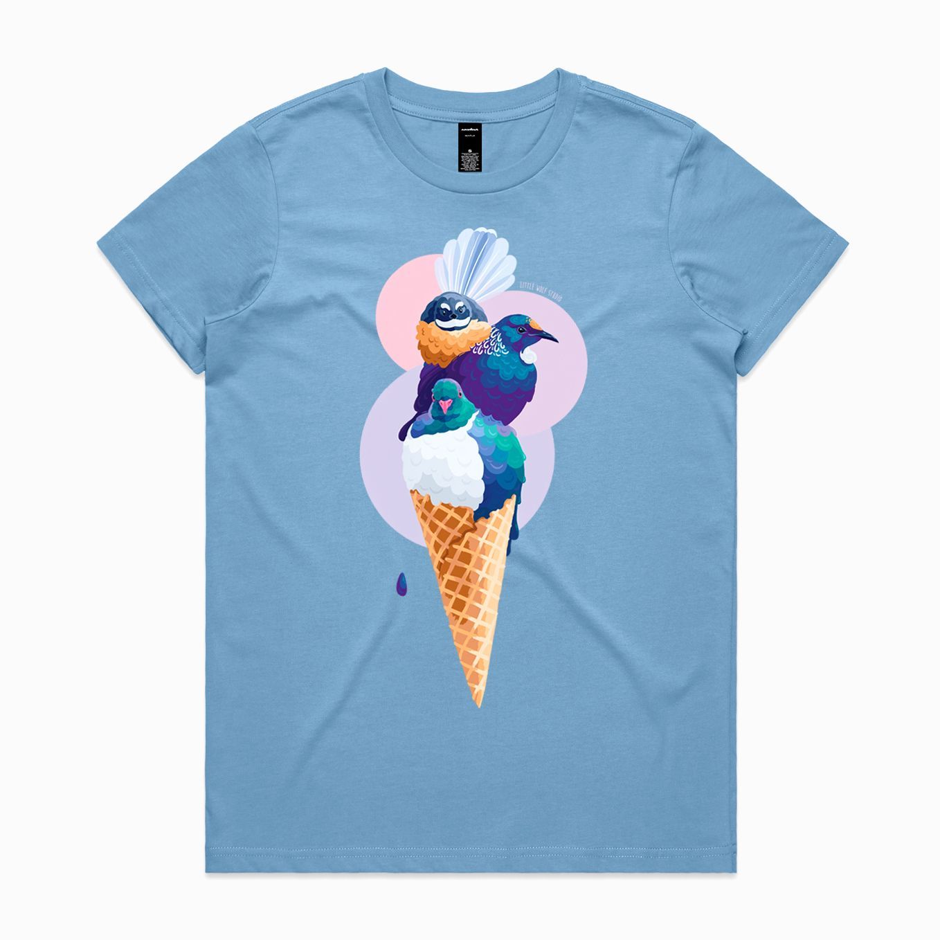 Women's NZ Native Bird Ice Cream T-Shirt