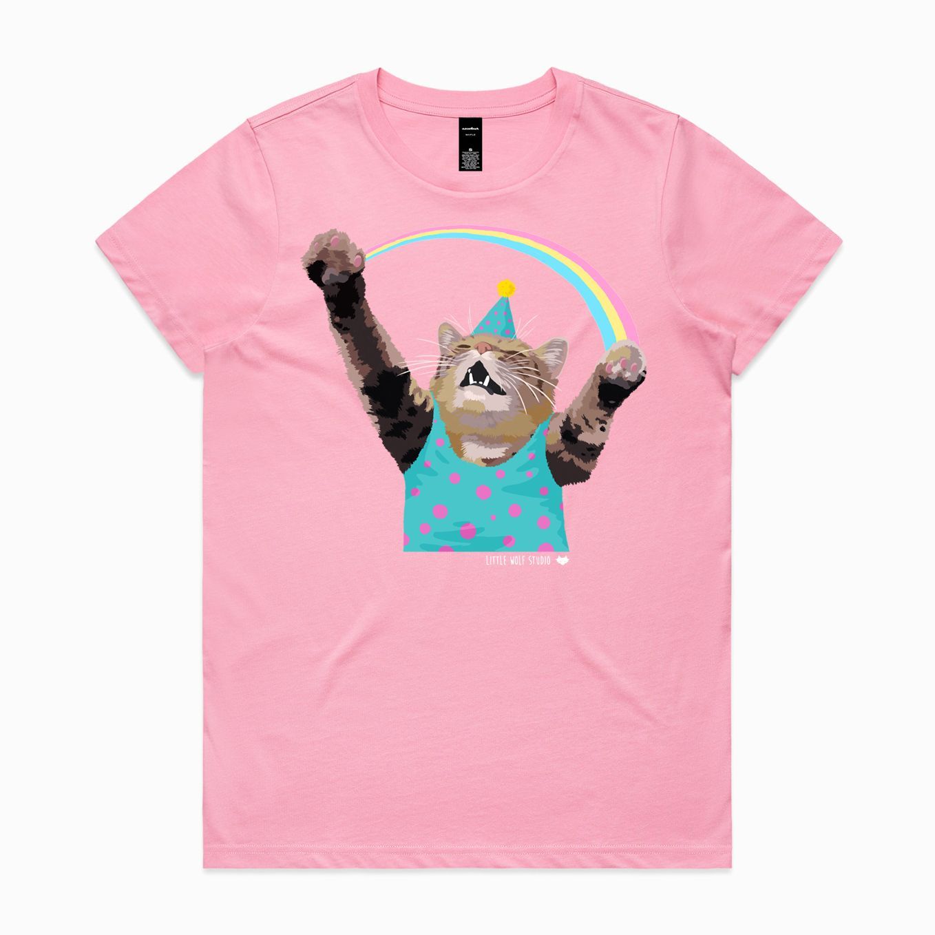 Women's Party Cat T-Shirt