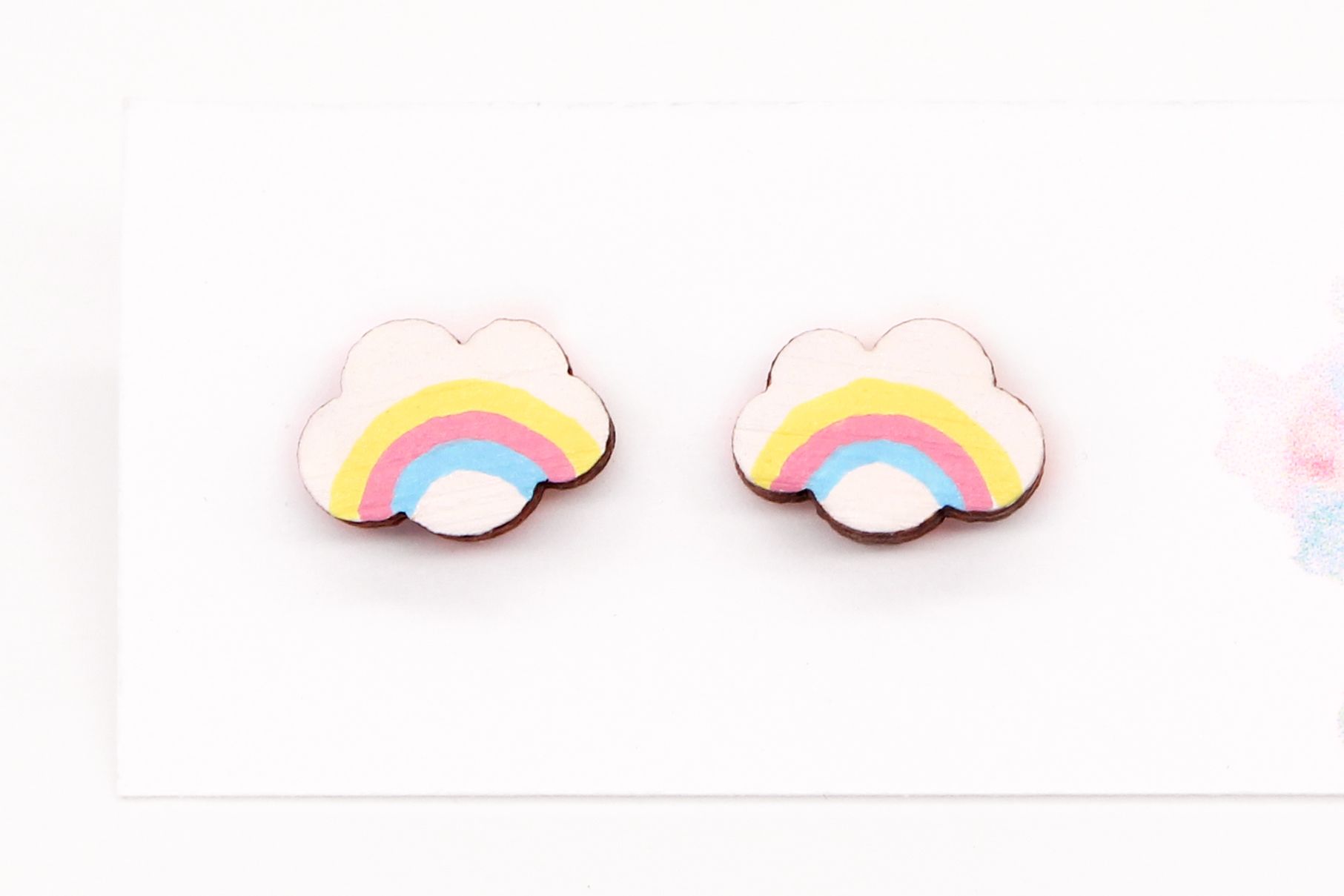 Rainbow Cloud Earrings