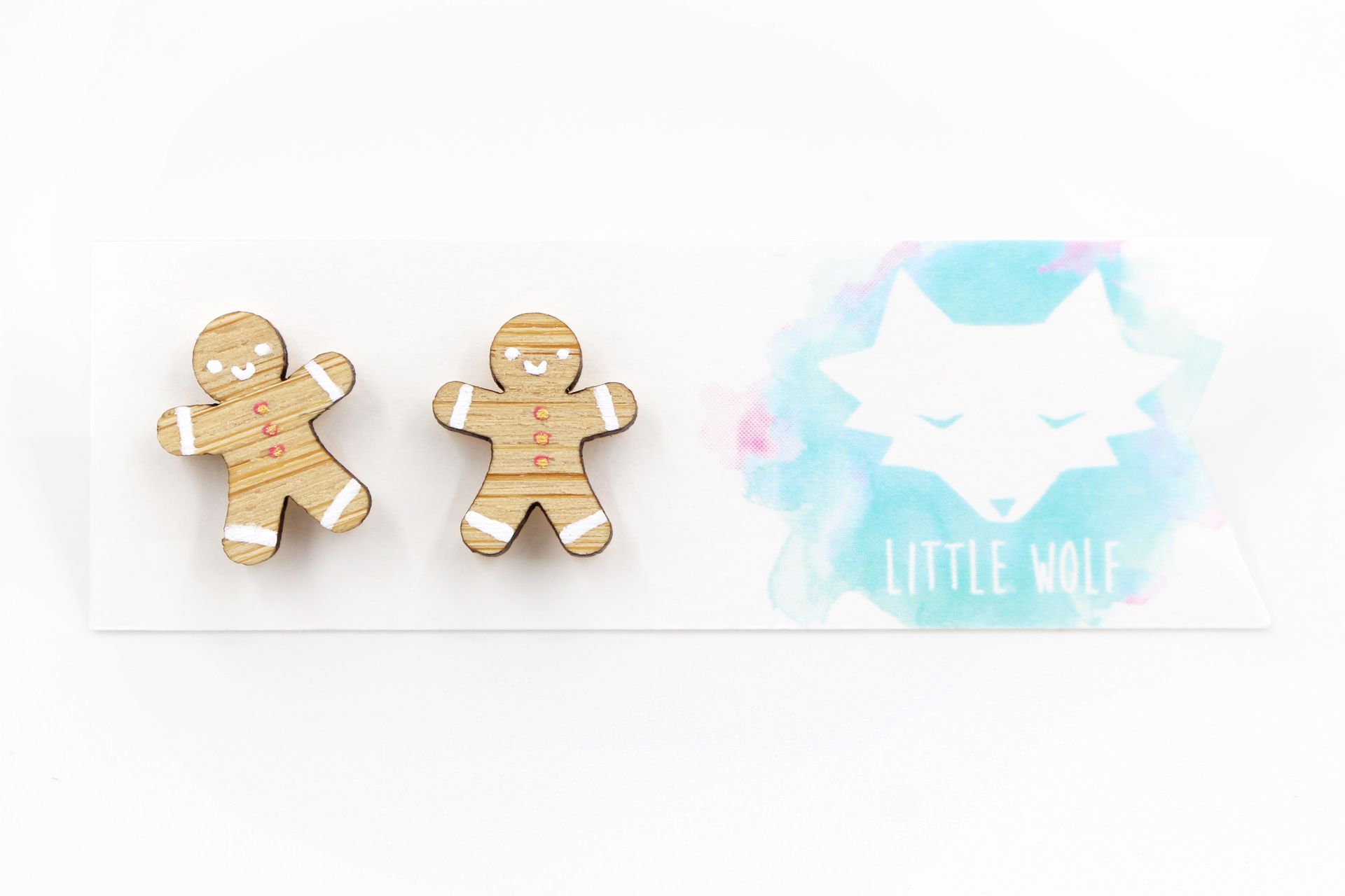 Gingerbread Man Earrings