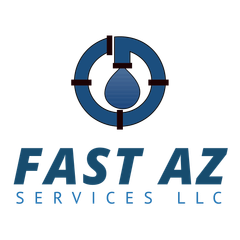 Fast Az logo of a water drop