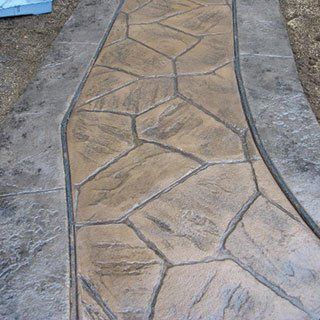 Stamped concrete walkway - Masonry work in Claymont, DE