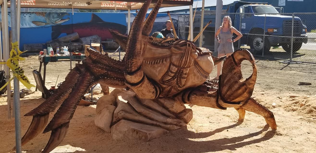 Wood Carvings at the Oregon Coast