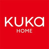 The kuka home logo is on a red background.