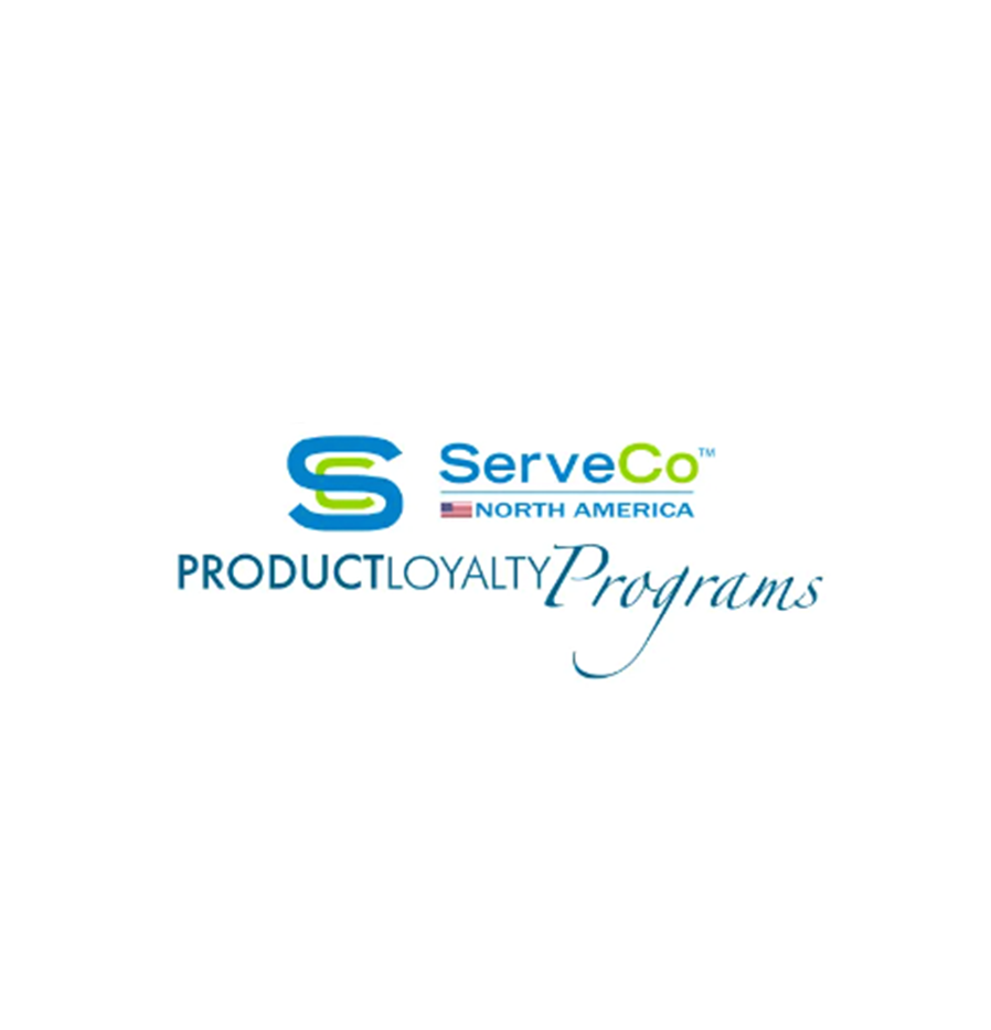 The logo for serveco north america productloyalty programs