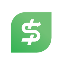 A green icon with a dollar sign and two arrows pointing in opposite directions.