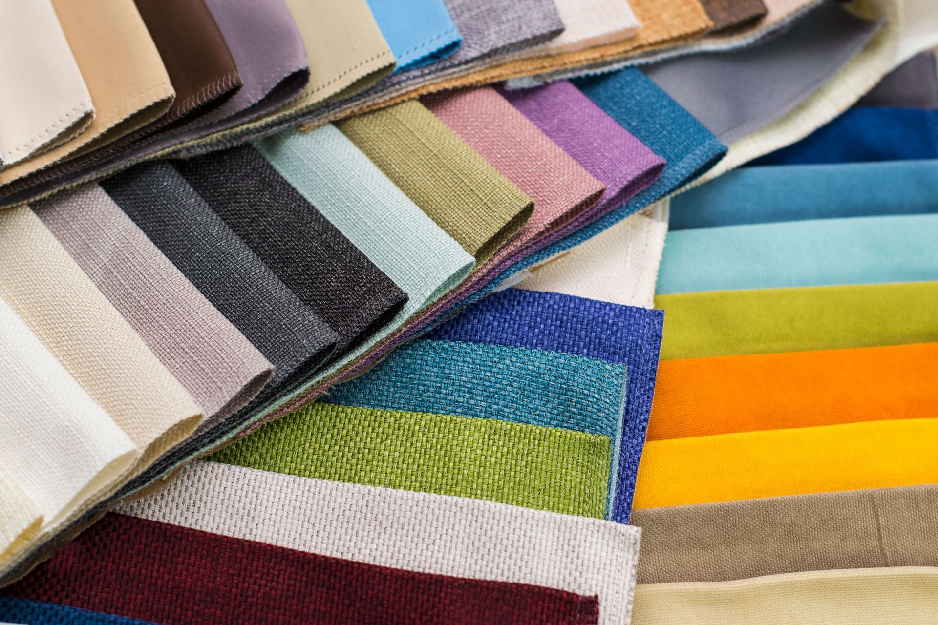 Roman Blinds Materials and Colors