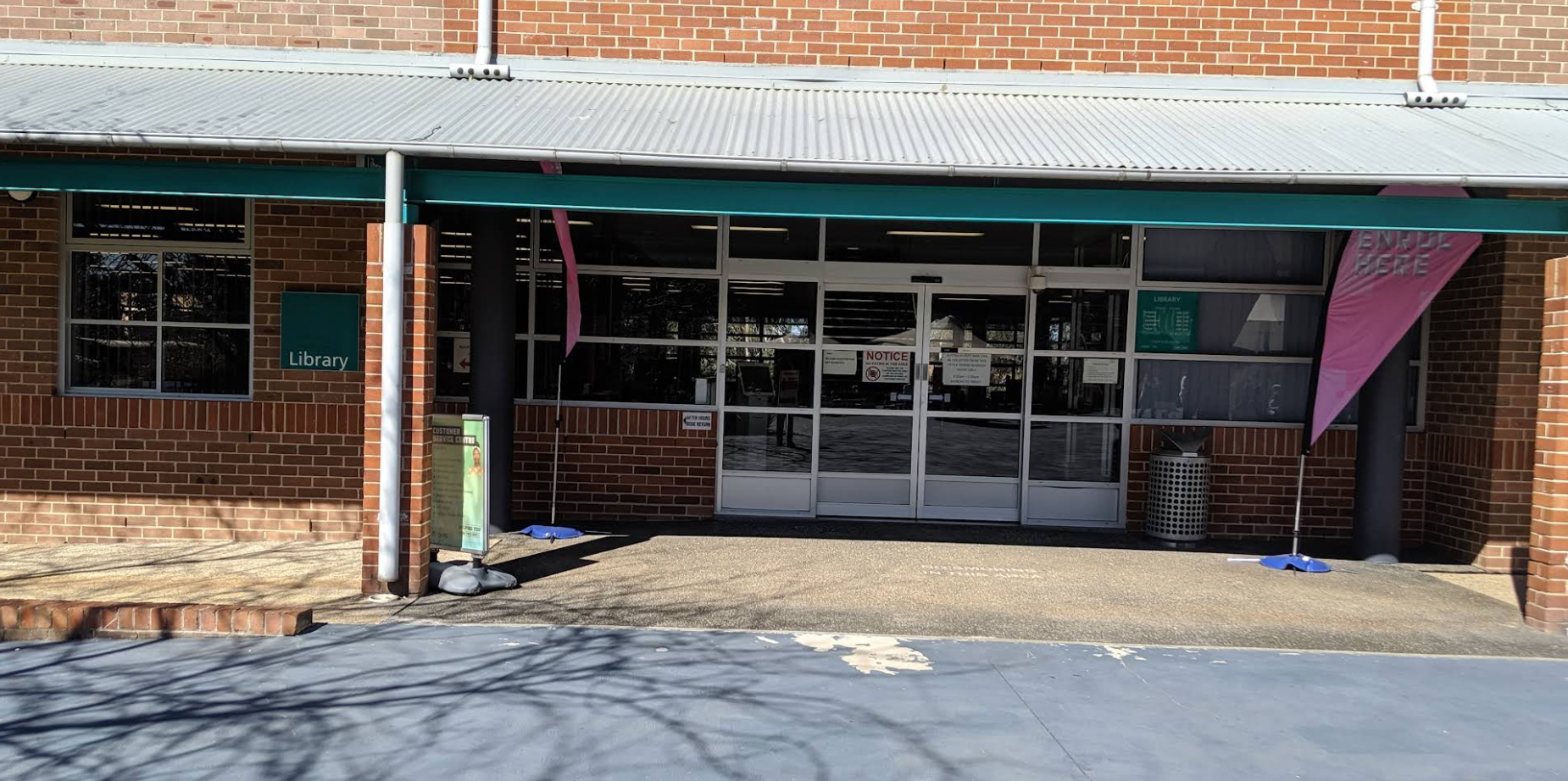Roller Shutters Installation in Campbelltown TAFE Library