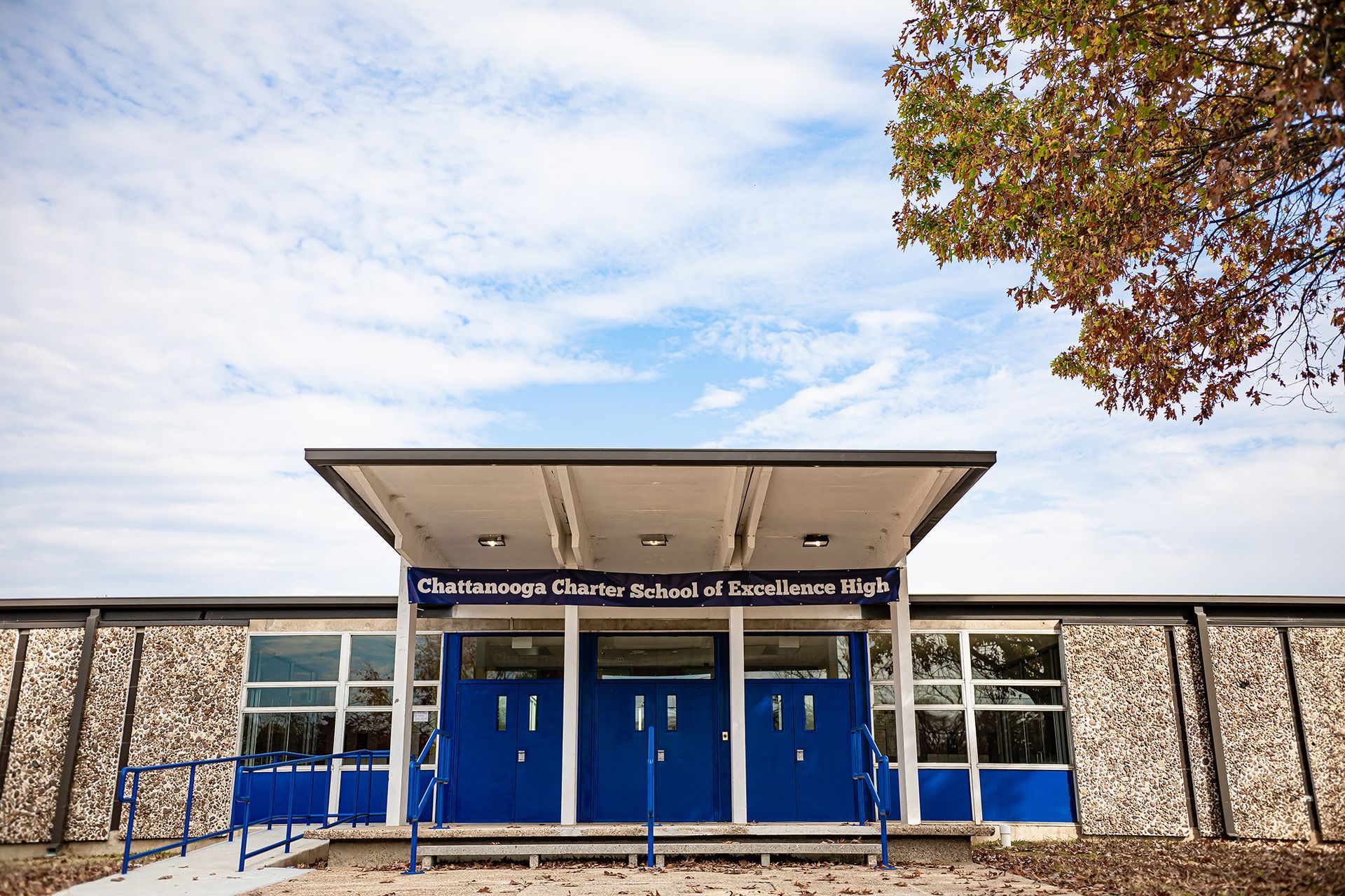 Chattanooga Charter School of Excellence Front of Highschool building