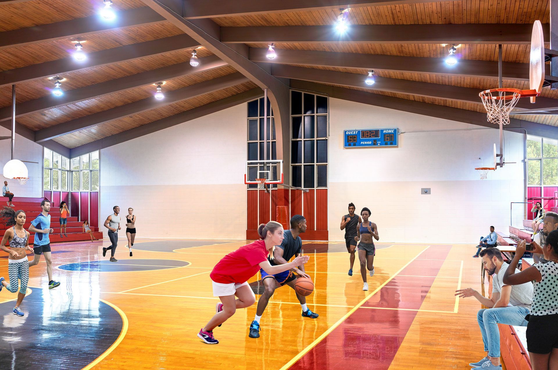 Chattanooga Charter School of Excellence image of students in the gym