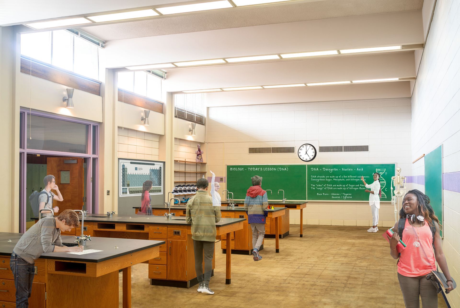 Chattanooga Charter School of Excellence image of students in the lab