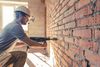 mason doing brick work