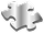 A piece of paper with a shadow on a white background.