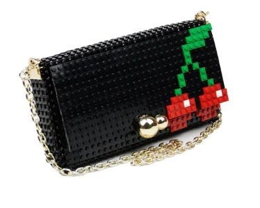 borse ,  bag and block, lego ,  fatti  a mano  ,  decoro CILIEGE