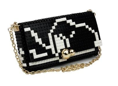 borse ,  bag and block, lego ,  fatti  a mano  ,  decoro  snoopy