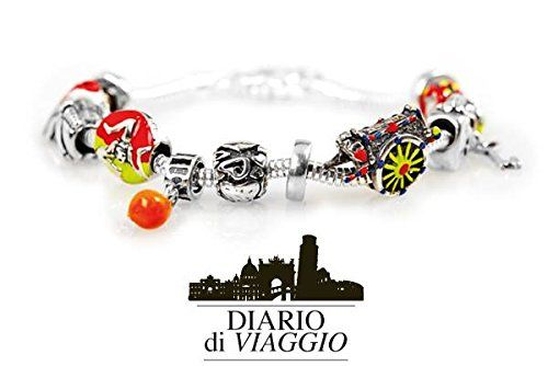 charms , in argento  fatti  a mano  , tedora ,  siciliani  , diario  di  viaggio  