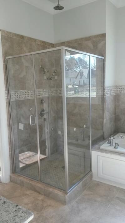 Glass Projects — Modern Shower Room in Jackson,MS