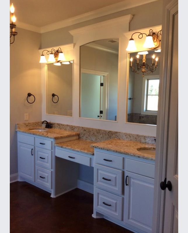 Bevelled Mirrors — Mirror With Open Lights in Jackson,MS