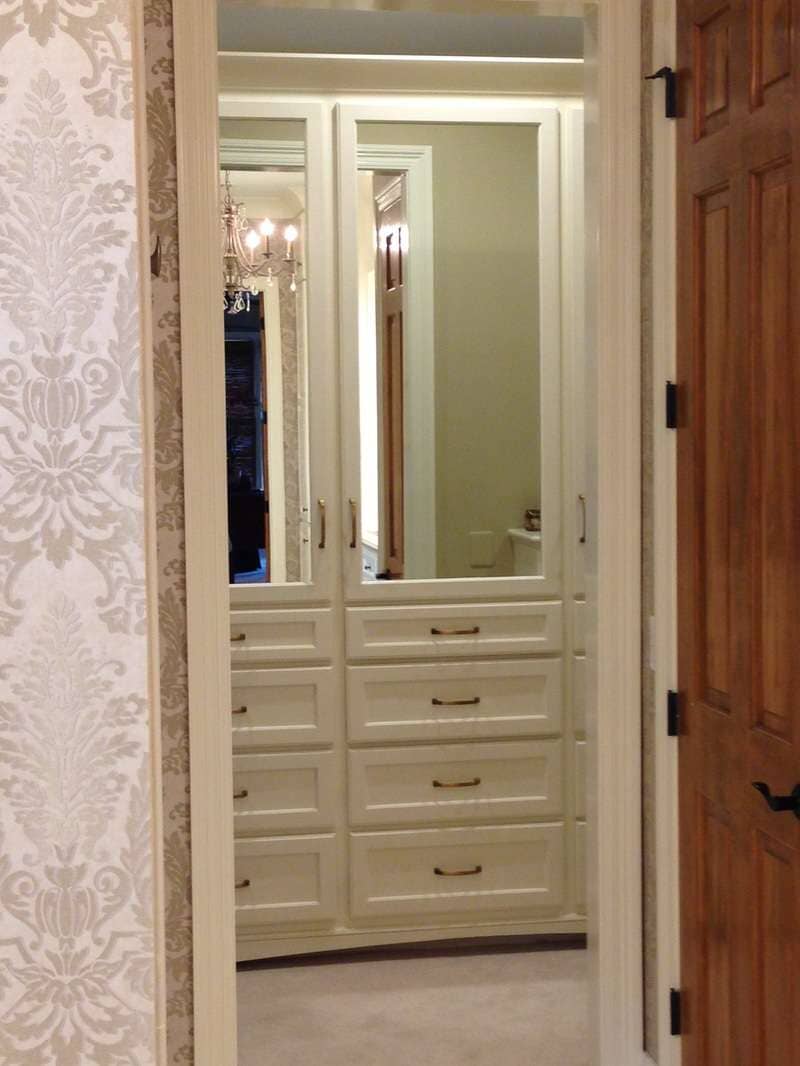 Custom Cut Mirror— Mirror In Front Of An Open Door in Jackson,MS