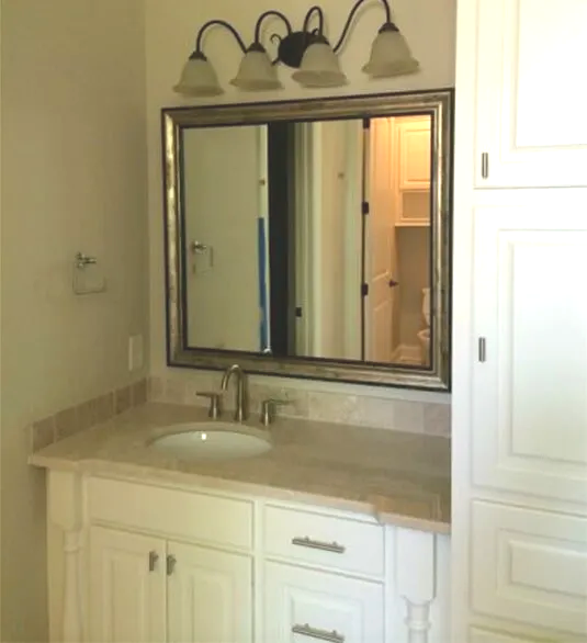 Mirrors — Mirror Reflecting The Bathroom in Jackson,MS