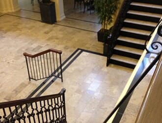 Down Stairs — Tile Commercial Contractor in Riverside, RI